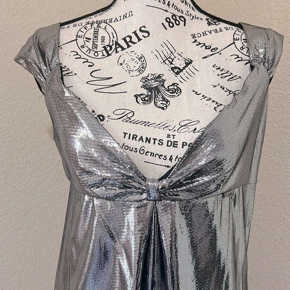 ~SOLD~ Y2K Miss Sixty metallic evening party dress - Picture 6 of 8